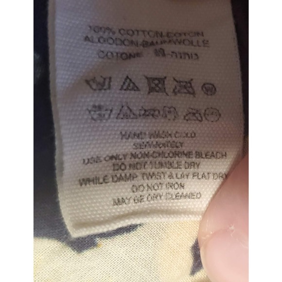 Free People Size S Shasta Boho Blue Floral Short Off Shoulder TOP ONLY - Picture 8 of 10